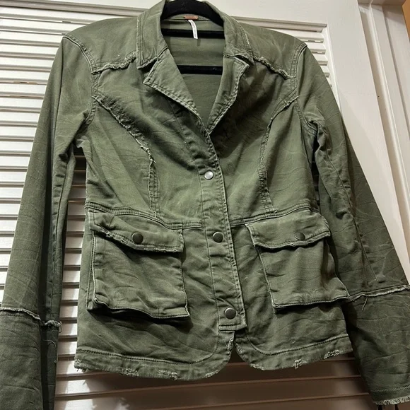 Free People Army Blazer Jacket - Picture 2 of 5